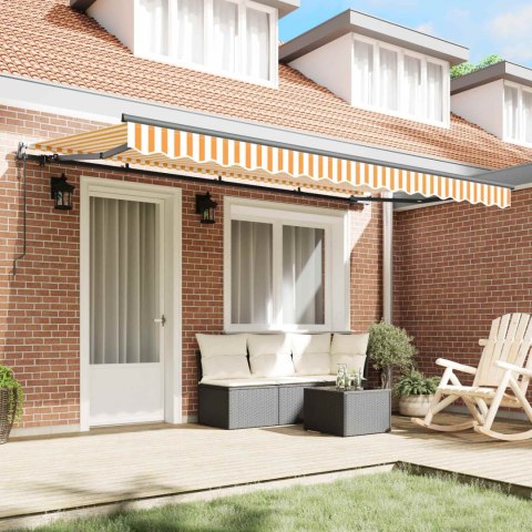 MARKIZA ZWIJANA ŻÓŁTY 350X200CM TKANINA