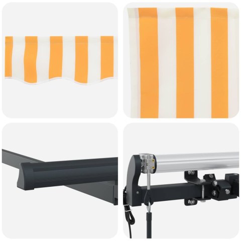 MARKIZA ZWIJANA ŻÓŁTY 350X200CM TKANINA