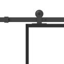 DRZWI PRZESUWNE Z OSPRZĘTEM 102X205CM SZKŁO ESG I ALUMINIUM