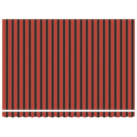 MARKIZA POMARAŃCZOWY I BRĄZOWY 450X300X165CM