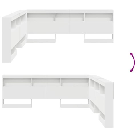 ZAGŁÓWEK DO PRZECHOWYWANIA BIAŁY 180CM