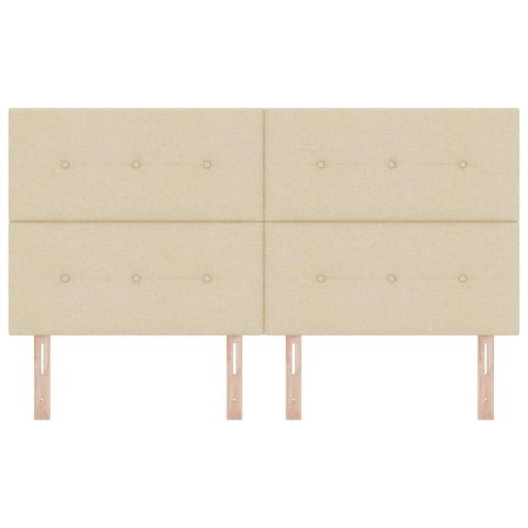 WEZGŁOWIE LED ZE LED LIGHTS KREMOWY 180CM POLIESTER