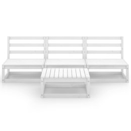 4-CZ. ZESTAW MEBLI WYPOCZYNKOWYCH DO OGRODU BIAŁY SOSNOWY