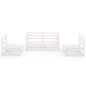 4-CZ. ZESTAW MEBLI WYPOCZYNKOWYCH DO OGRODU BIAŁY SOSNOWY