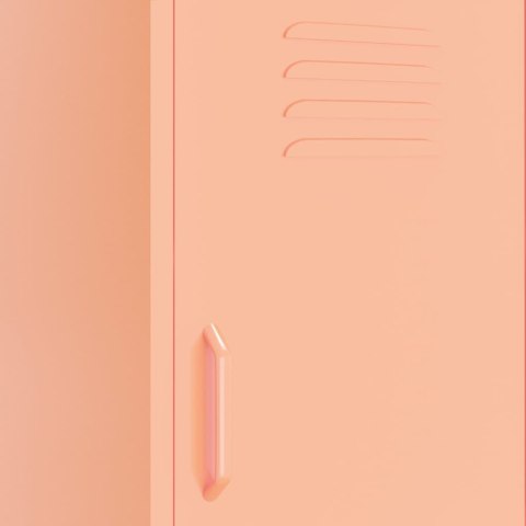 SZAFKA RÓŻOWA 42,5X35X101,5CM STALOWA