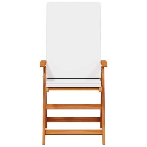 KRZESŁO OGRODOWE 8 SZT. BRĄZOWY I BIAŁY 57X71,5X104CM