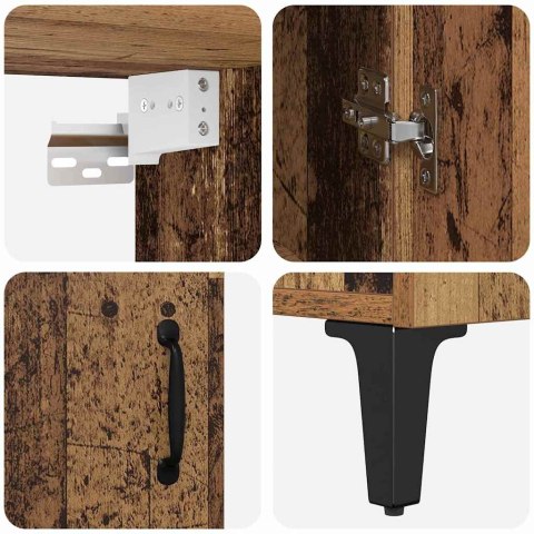 REGAŁ 2 SZT. STARE DREWNO