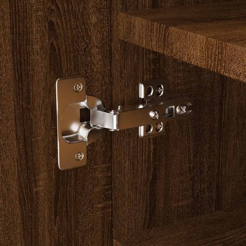 SZAFKA NA BUTY BRĄZOWY DĄB 55X35X108CM