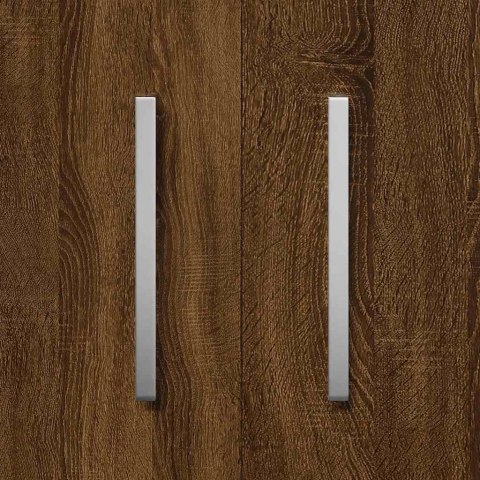 SZAFKA NA BUTY BRĄZOWY DĄB 55X35X108CM