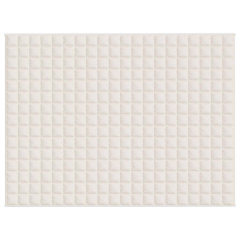 KOC OBCIĄŻENIOWY KREMOWY 150X200CM 11KG TKANINA