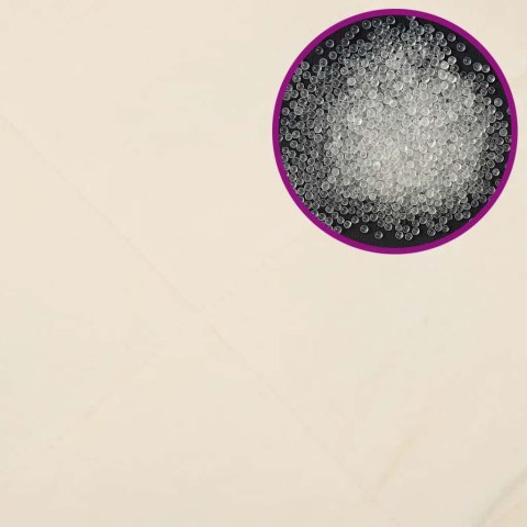 KOC OBCIĄŻENIOWY KREMOWY 150X200CM 11KG TKANINA