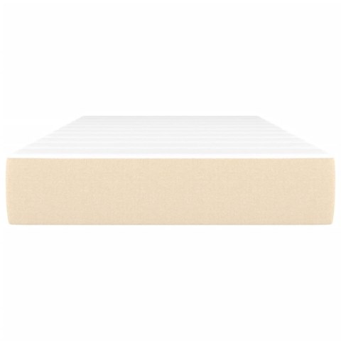 MATERAC KIESZENIOWY ŚREDNIA TWARDOŚĆ KREMOWY 90X200X20CM TKANINA