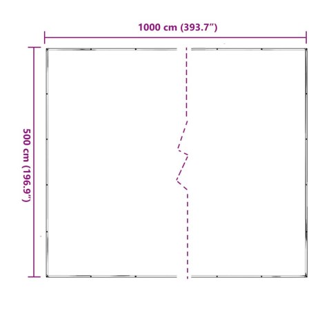 PLANDEKA PŁACHTA OCHRONNA Z OCZKAMI PRZEZROCZYSTA 5X10M POLIETYLEN