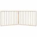 BRAMKA DLA PSA SKŁADANA 2 PANELE 160CM DREWNO TOPOLOWE