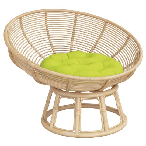 OKRĄGŁA PODUSZKA JASNOZIELONA Ø 60X11CM TKANINA OXFORD