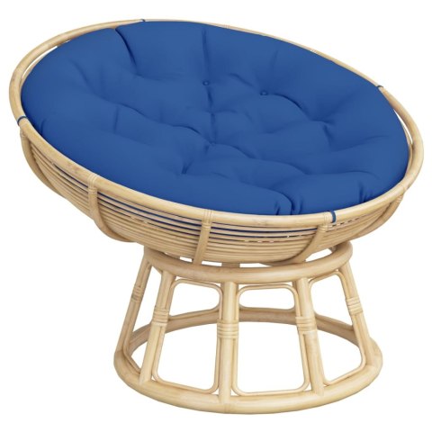 OKRĄGŁA PODUSZKA KOLOR SZAFIROWY Ø 100X11CM TKANINA OXFORD