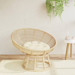 OKRĄGŁA PODUSZKA KREMOWA Ø 60X11CM TKANINA OXFORD