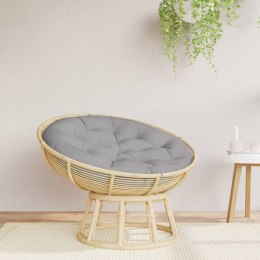 OKRĄGŁA PODUSZKA SZARA Ø 100X11CM TKANINA OXFORD