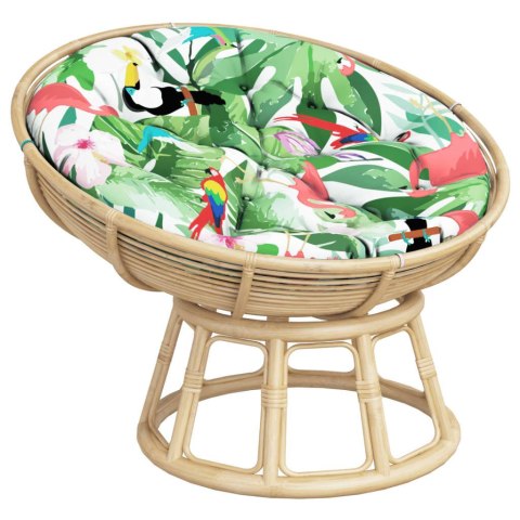 OKRĄGŁA PODUSZKA WIELOKOLOROWA Ø 100X11CM TKANINA OXFORD