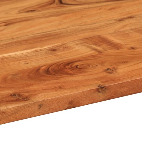 BLAT DO STOŁU 140X60X3,8CM OWALNY LITE DREWNO AKACJOWE