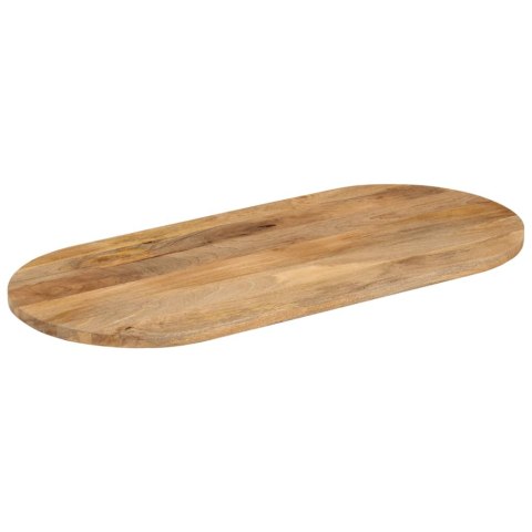 BLAT STOŁU 100X50X2,5CM OWALNY LITE DREWNO MANGO