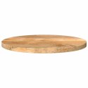 BLAT STOŁU Ø 40X2,5CM OKRĄGŁY SUROWE DREWNO MANGO