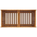 DONICA OGRODOWA Z WYŚCIÓŁKĄ 100X50X100CM LITE DREWNO AKACJOWE