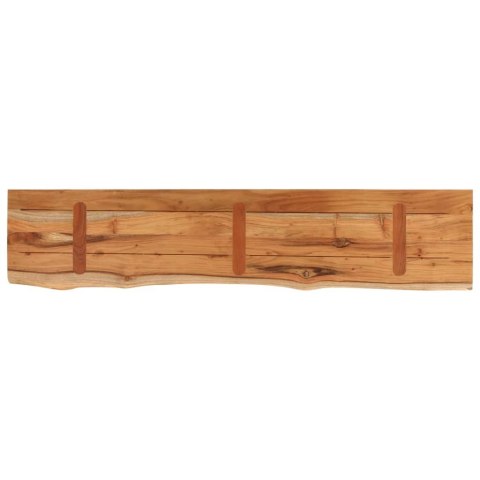 BLAT DO STOŁU 160X30X3,8CM DREWNO AKACJOWE NATURALNA KRAWĘDŹ