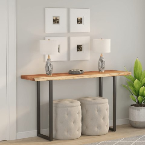 BLAT DO STOŁU 160X40X2,5CM DREWNO AKACJOWE NATURALNA KRAWĘDŹ