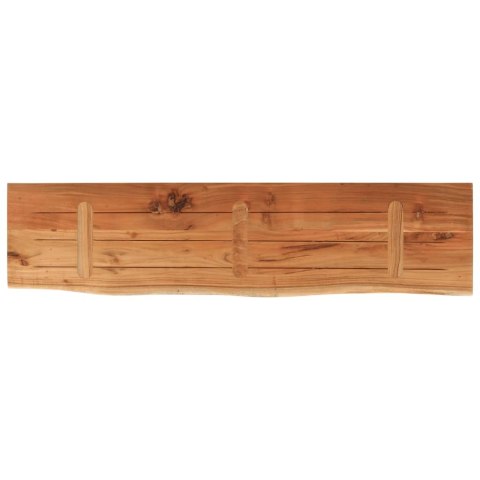 BLAT DO STOŁU 160X40X2,5CM DREWNO AKACJOWE NATURALNA KRAWĘDŹ