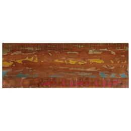 BLAT STOŁU 140X60X2,5CM PROSTOKĄTNY LITE DREWNO Z ODZYSKU