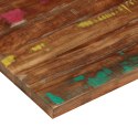 BLAT STOŁU 140X60X2,5CM PROSTOKĄTNY LITE DREWNO Z ODZYSKU