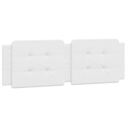 PODUSZKA NA WEZGŁOWIE ZADAR BIAŁA 160CM SZTUCZNA SKÓRA