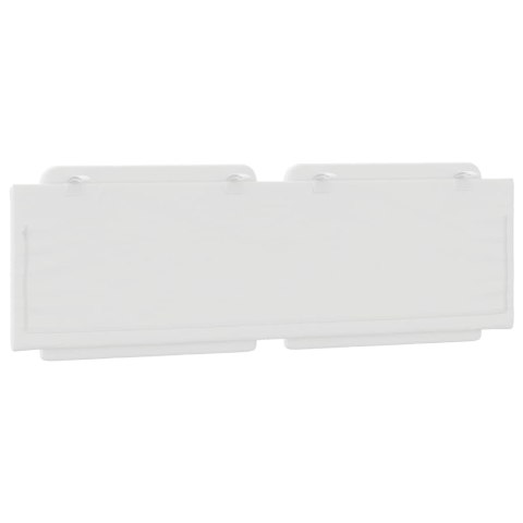 PODUSZKA NA WEZGŁOWIE ZADAR BIAŁA 160CM SZTUCZNA SKÓRA