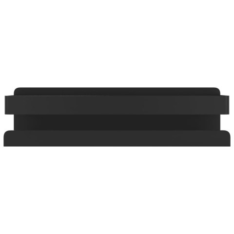 PÓŁKA PRYSZNICOWA CZARNY MAT 23X6,5X6CM STAL NIERDZEWNA 304