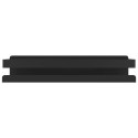 PÓŁKA PRYSZNICOWA CZARNY MAT 30X10X6CM STAL NIERDZEWNA 304