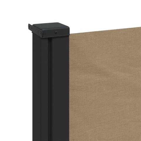 VidaXL Zwijana markiza boczna, taupe, 117x300 cm