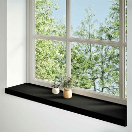 PARAPETY 2 SZT. CIEMNOBRĄZOWY 120X30X2CM LITE DREWNO DĘBOWE