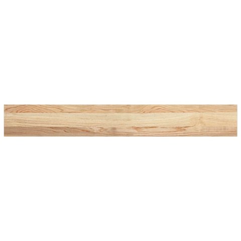 PARAPETY 2 SZT. SUROWE 110X15X2CM LITE DREWNO DĘBOWE