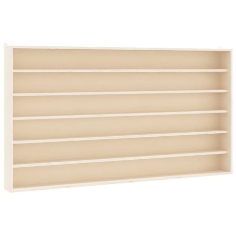 DREWNIANA GABLOTA KOLEKCJONERSKA Z 6 PÓŁKAMI 100X8,5X55CM