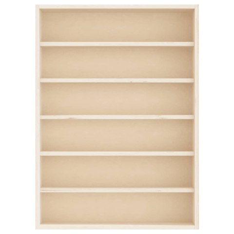 DREWNIANA GABLOTA KOLEKCJONERSKA Z 6 PÓŁKAMI 40X8,5X55CM