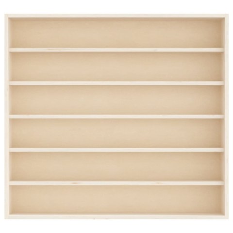 DREWNIANA GABLOTA KOLEKCJONERSKA Z 6 PÓŁKAMI 60X8,5X55CM