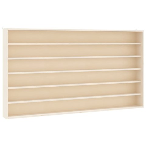 DREWNIANA GABLOTA KOLEKCJONERSKA Z 6 PÓŁKAMI 80X8,5X55CM