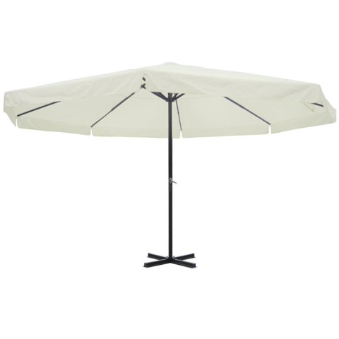 PARASOL Z ALUMINIUM 500CM BIAŁY