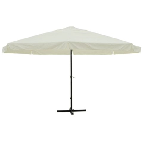 PARASOL Z ALUMINIUM 500CM BIAŁY