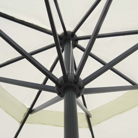 PARASOL Z ALUMINIUM 500CM BIAŁY