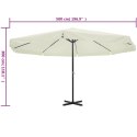 PARASOL Z ALUMINIUM 500CM BIAŁY