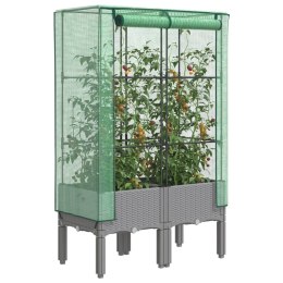 VIDA DONICA Z POJEMNIKIEM WEWNĄTRZ ANTRACYTOWA 11/26,5 L RATTAN PP