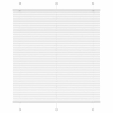 ROLETA PLISOWANA BIAŁA 120X150CM SZEROKOŚĆ TKANINY 119,4CM