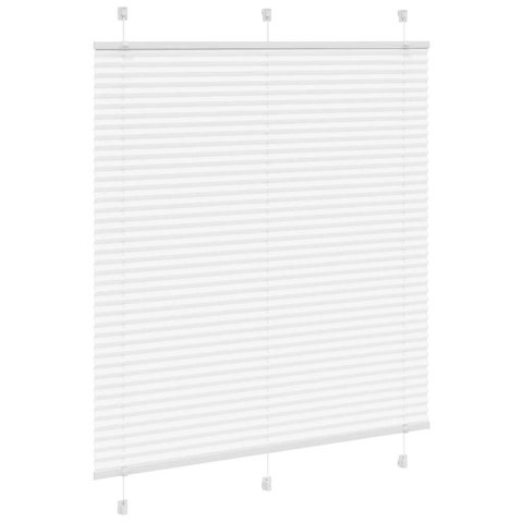 ROLETA PLISOWANA BIAŁA 120X150CM SZEROKOŚĆ TKANINY 119,4CM